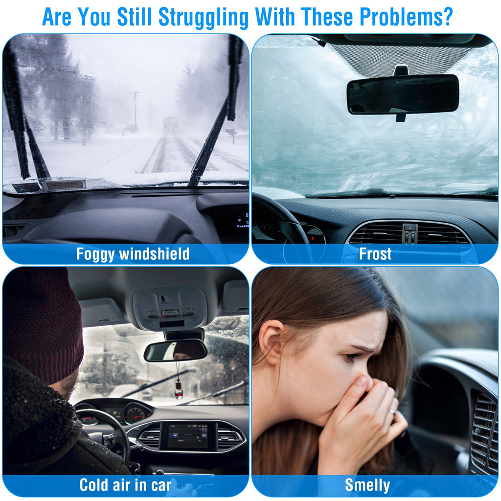 Calefactor Portátil 12V 150W 2 en 1 - Desempañador y Ventilador para Auto