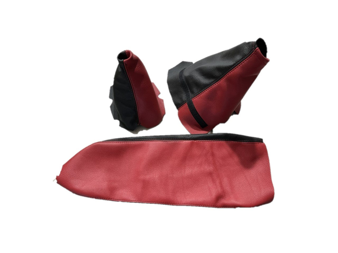 Fundas de Cuero para Consola Chevrolet Corvette C5 1997-2004 - Set Completo con Palanca y Freno de Mano