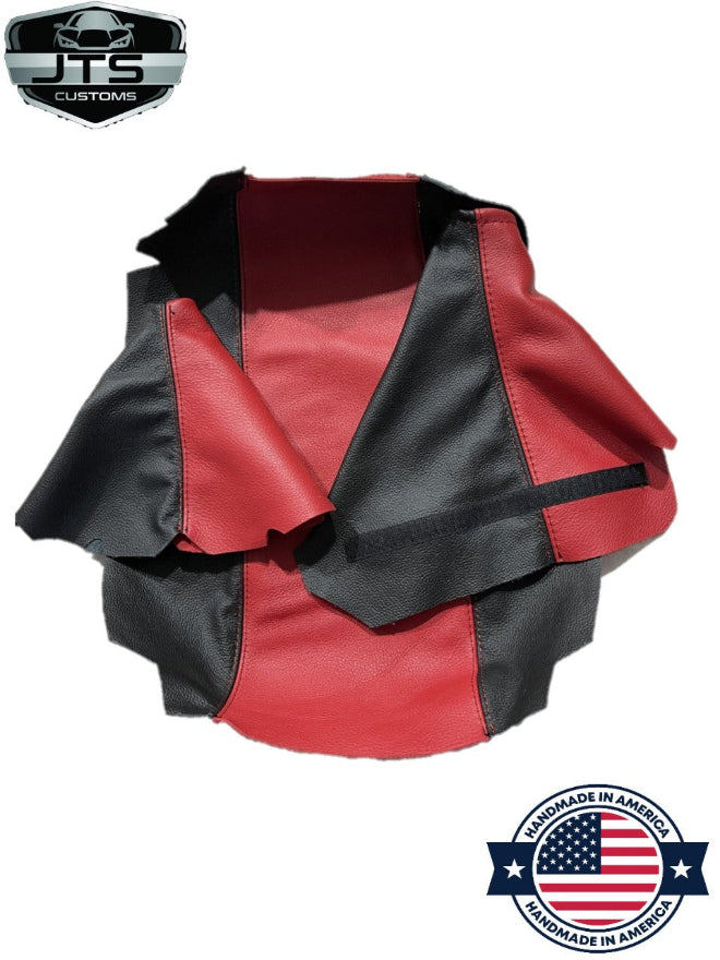 Fundas de Cuero para Consola Chevrolet Corvette C5 1997-2004 - Set Completo con Palanca y Freno de Mano