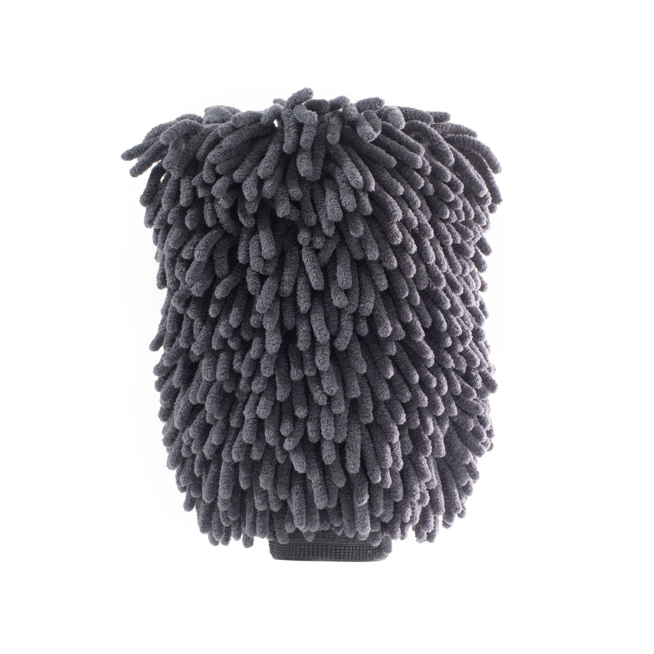 Guante de Lavado MOTIVITY Microfibra Chenille - Sin Rayones, Ultra Absorbente, Grande Gris